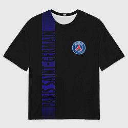 Футболка оверсайз мужская PSG, цвет: 3D-принт