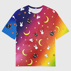 Футболка оверсайз мужская SAILOR MOON, цвет: 3D-принт