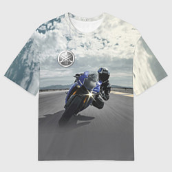 Футболка оверсайз мужская Yamaha, цвет: 3D-принт