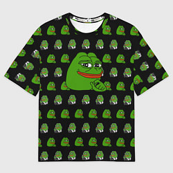 Футболка оверсайз мужская Frog Pepe, цвет: 3D-принт