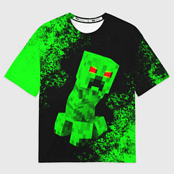Мужская футболка оверсайз MINECRAFT CREEPER