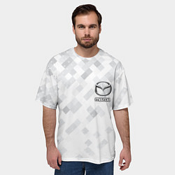 Футболка оверсайз мужская MAZDA, цвет: 3D-принт — фото 2
