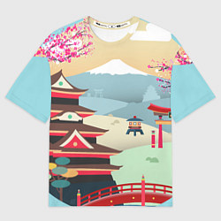 Футболка оверсайз мужская Tokyo, цвет: 3D-принт