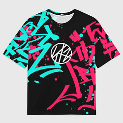 Футболка оверсайз мужская Stray Kids, цвет: 3D-принт