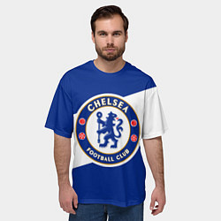Футболка оверсайз мужская Chelsea SPORT, цвет: 3D-принт — фото 2