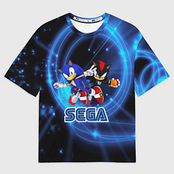 Мужская футболка оверсайз Sonic SEGA