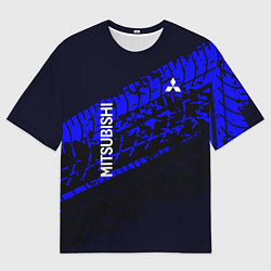 Мужская футболка оверсайз Mitsubishi