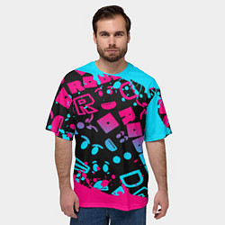 Футболка оверсайз мужская Roblox, цвет: 3D-принт — фото 2