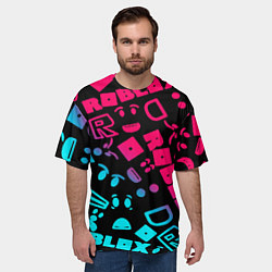 Футболка оверсайз мужская Roblox, цвет: 3D-принт — фото 2