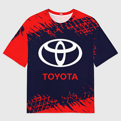 Футболка оверсайз мужская TOYOTA ТОЙОТА, цвет: 3D-принт