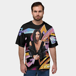 Футболка оверсайз мужская Supergirl, цвет: 3D-принт — фото 2