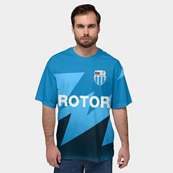 Футболка оверсайз мужская РОТОР Волгоград, цвет: 3D-принт — фото 2