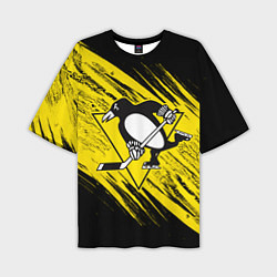 Мужская футболка оверсайз Pittsburgh Penguins Sport
