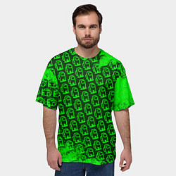 Футболка оверсайз мужская AMONG US АМОНГ АС, цвет: 3D-принт — фото 2