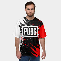 Футболка оверсайз мужская PUBG, цвет: 3D-принт — фото 2
