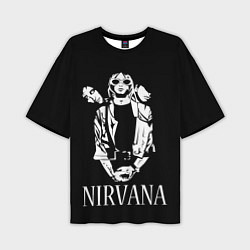 Футболка оверсайз мужская NIRVANA, цвет: 3D-принт