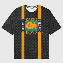 Футболка оверсайз мужская Gachi Gucci, цвет: 3D-принт