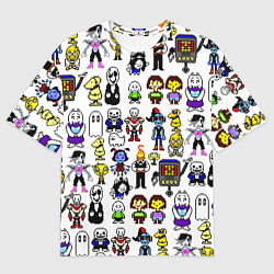 Футболка оверсайз мужская UNDERTALE, цвет: 3D-принт