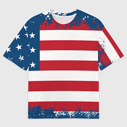 Мужская футболка оверсайз Америка