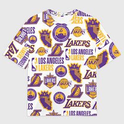 Мужская футболка оверсайз LAKERS LOGO