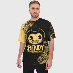 Футболка оверсайз мужская Bendy And The Ink Machine, цвет: 3D-принт — фото 2