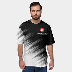 Футболка оверсайз мужская Амбрелла, цвет: 3D-принт — фото 2