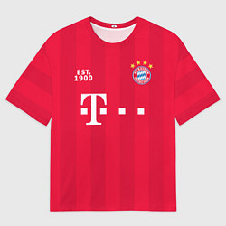 Мужская футболка оверсайз BAYERN 2021 - ДОМАШНЯЯ