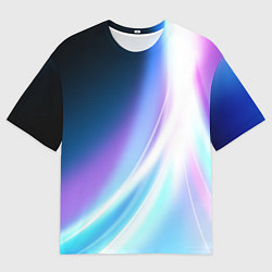 Футболка оверсайз мужская Сияние, цвет: 3D-принт