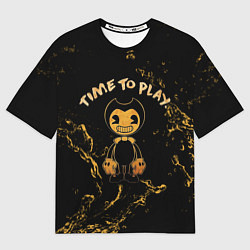 Футболка оверсайз мужская Bendy And The Ink Machine, цвет: 3D-принт