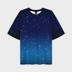 Мужская футболка оверсайз Звездное небо