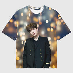 Футболка оверсайз мужская MIN YOONGI, цвет: 3D-принт