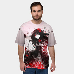 Футболка оверсайз мужская Рандеву с жизнью, цвет: 3D-принт — фото 2