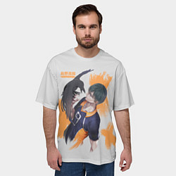 Футболка оверсайз мужская Кагеяма Тобио, цвет: 3D-принт — фото 2