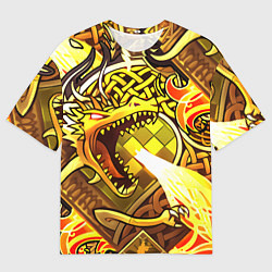Мужская футболка оверсайз CS GO DRAGON LORE