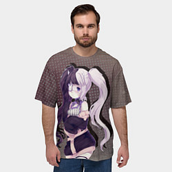 Футболка оверсайз мужская Аниме, цвет: 3D-принт — фото 2