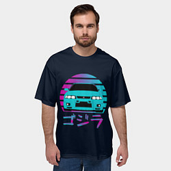 Футболка оверсайз мужская Skyline R33, цвет: 3D-принт — фото 2