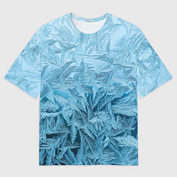 Мужская футболка оверсайз Иней