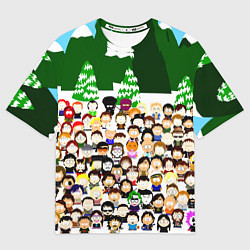Мужская футболка оверсайз Южный Парк South Park