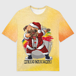 Футболка оверсайз мужская Мопсантус, цвет: 3D-принт