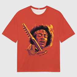 Мужская футболка оверсайз Джимми Хендрикс