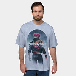 Футболка оверсайз мужская Cyberpunk 2077, цвет: 3D-принт — фото 2