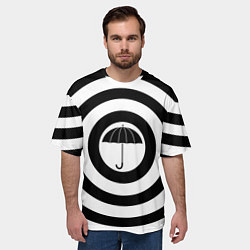 Футболка оверсайз мужская Узор Академия Амбрелла, цвет: 3D-принт — фото 2