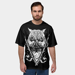 Футболка оверсайз мужская Клинок рассекающий демонов Ино, цвет: 3D-принт — фото 2