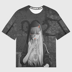 Мужская футболка оверсайз Zero Two