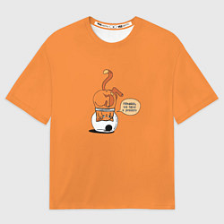 Футболка оверсайз мужская Хьюстон, у нас проблемы!, цвет: 3D-принт