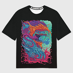 Футболка оверсайз мужская Hyper beast art, цвет: 3D-принт