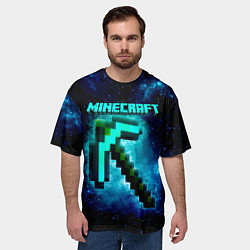 Футболка оверсайз мужская Minecraft, цвет: 3D-принт — фото 2