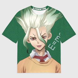 Мужская футболка оверсайз Доктор Стоун