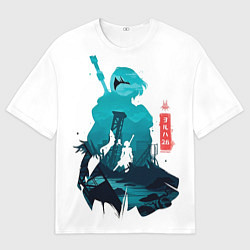 Мужская футболка оверсайз NIER AUTOMATA 2B