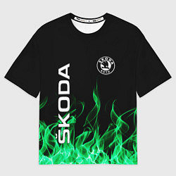 Мужская футболка оверсайз SKODA